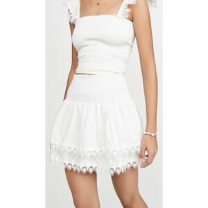 Peixoto Belle Smocked Mini Skirt